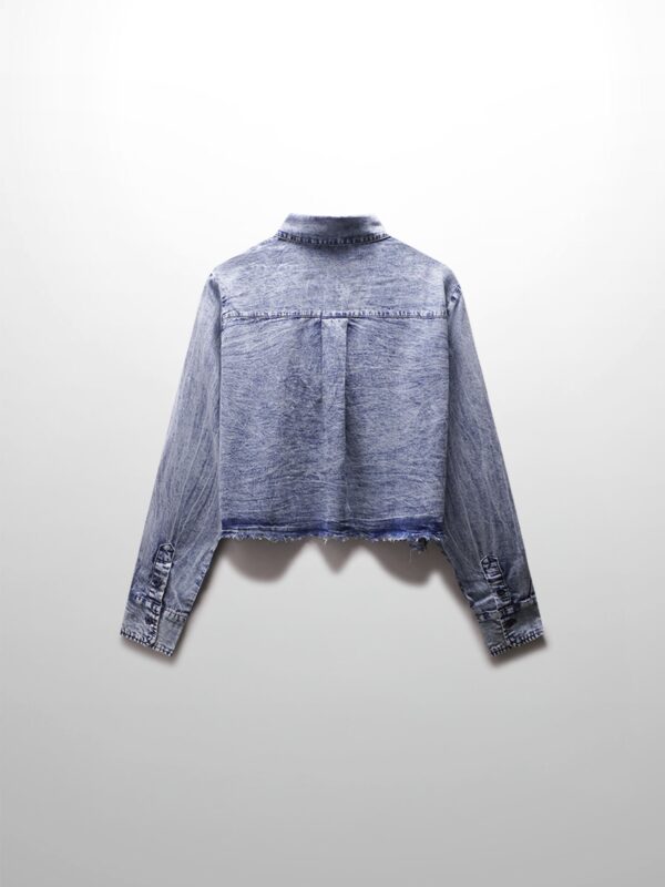 Authentic Crop Denim Shirt